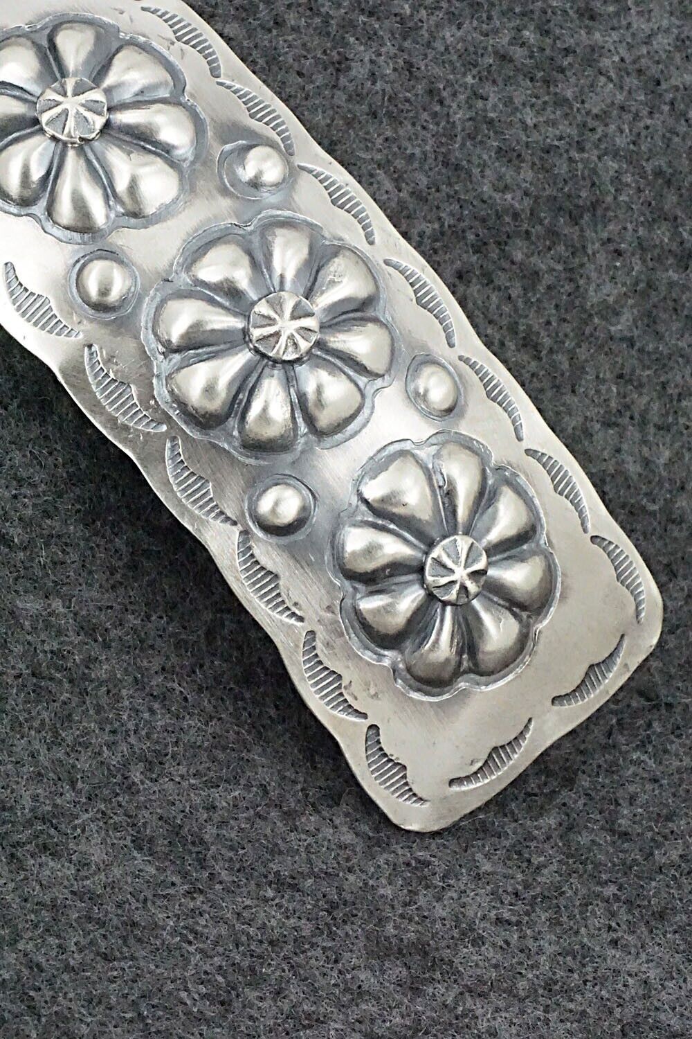 Sterling Silver Hair Barrette - Tim Yazzie