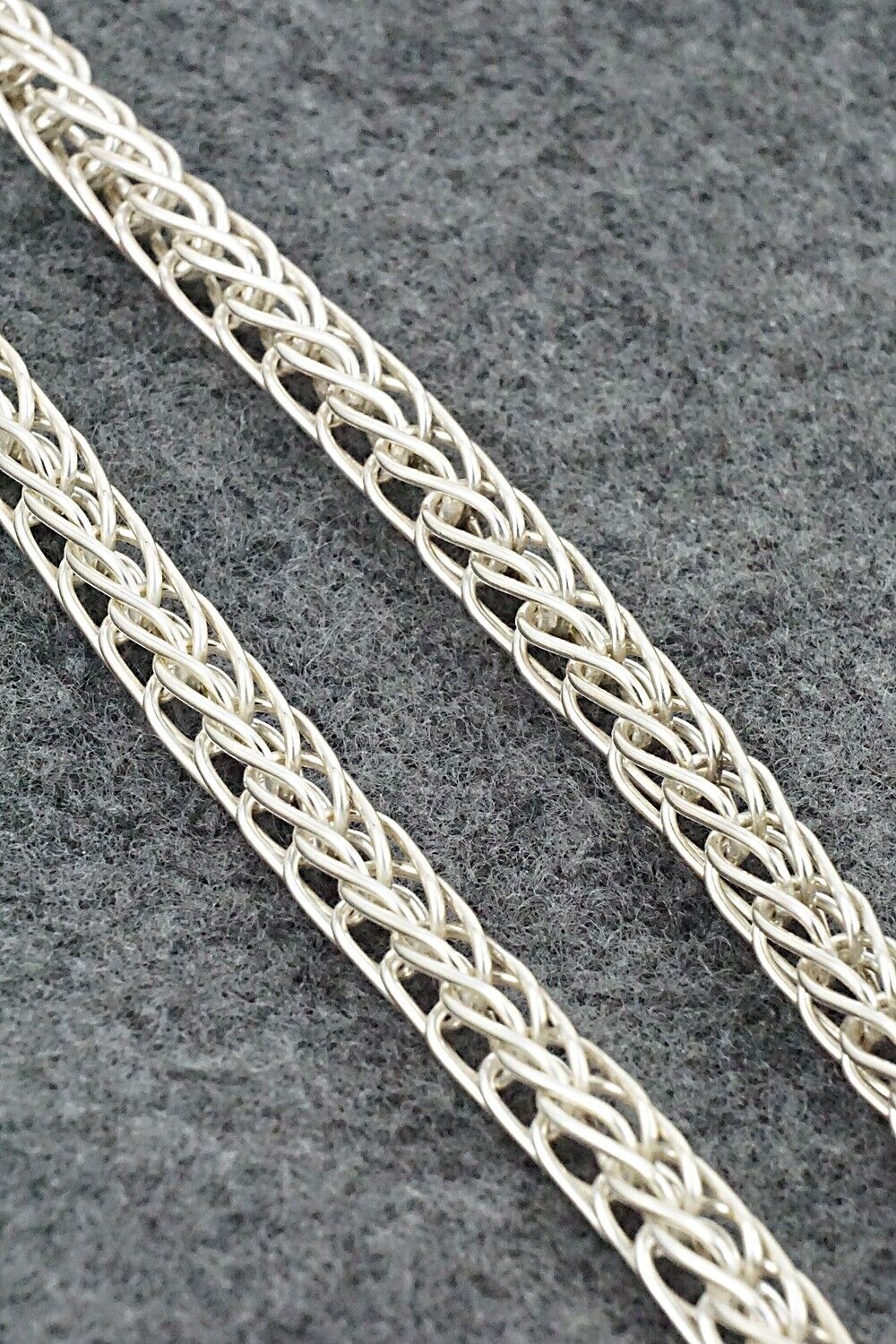 Sterling Silver Chain Necklace 24" - Smokey Gchachu