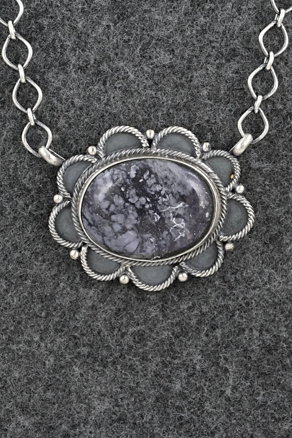 Morado & Sterling Silver Necklace - Darrin Livingston