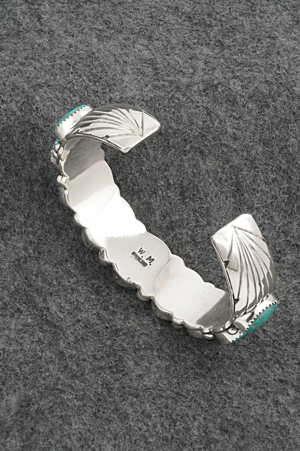 Turquoise & Sterling Silver Bracelet - Wilbert Muskett Sr.