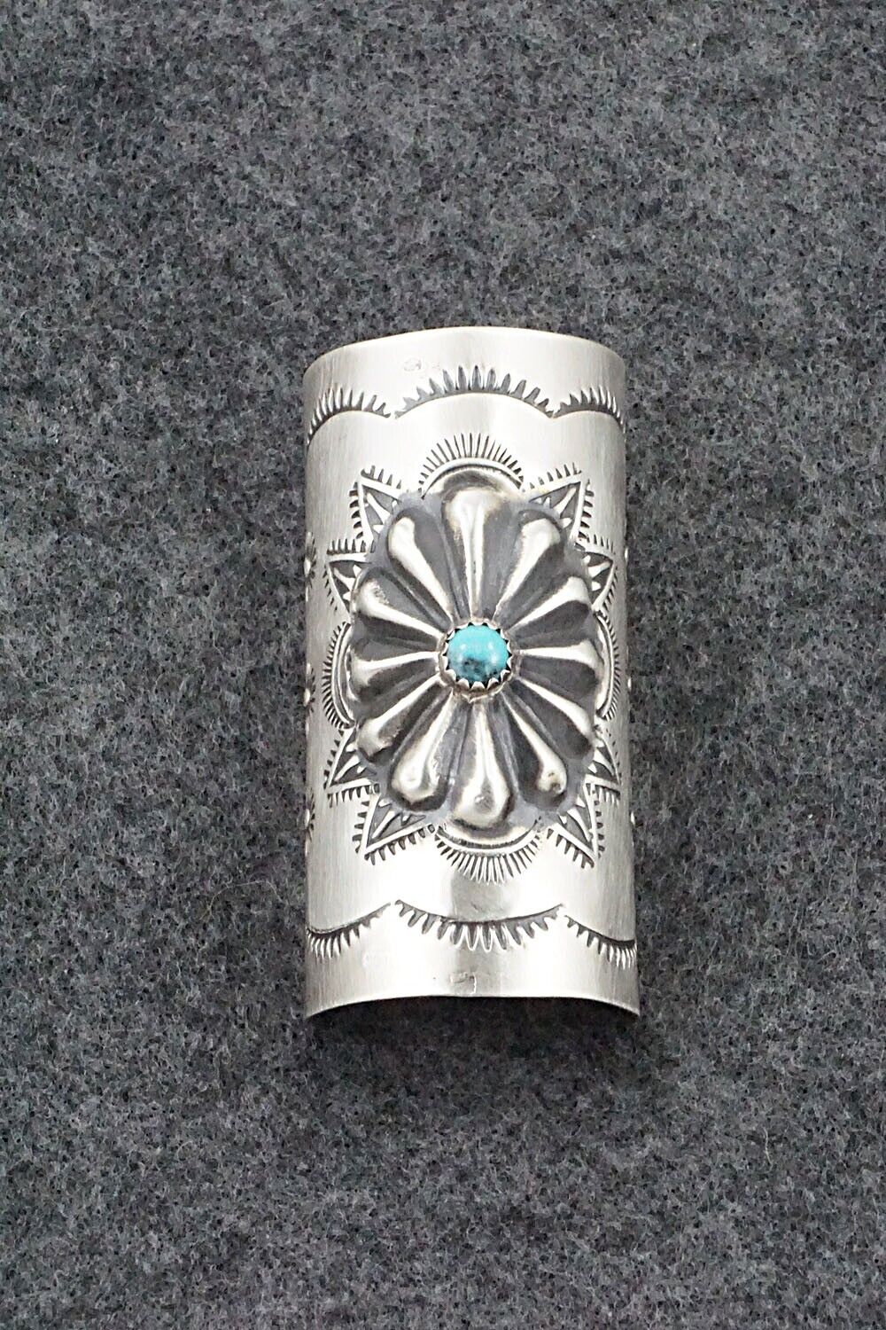 Turquoise & Sterling Silver Hair Pin - Arlene Soce