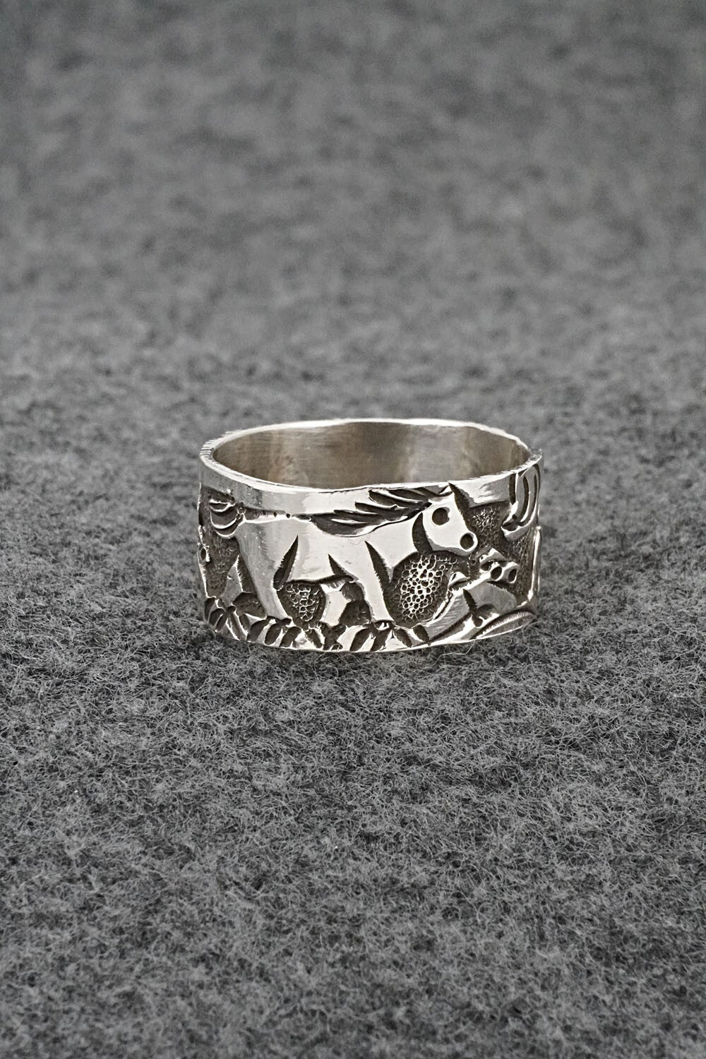 Sterling Silver Ring - Lloyd Becenti - Size 9.5