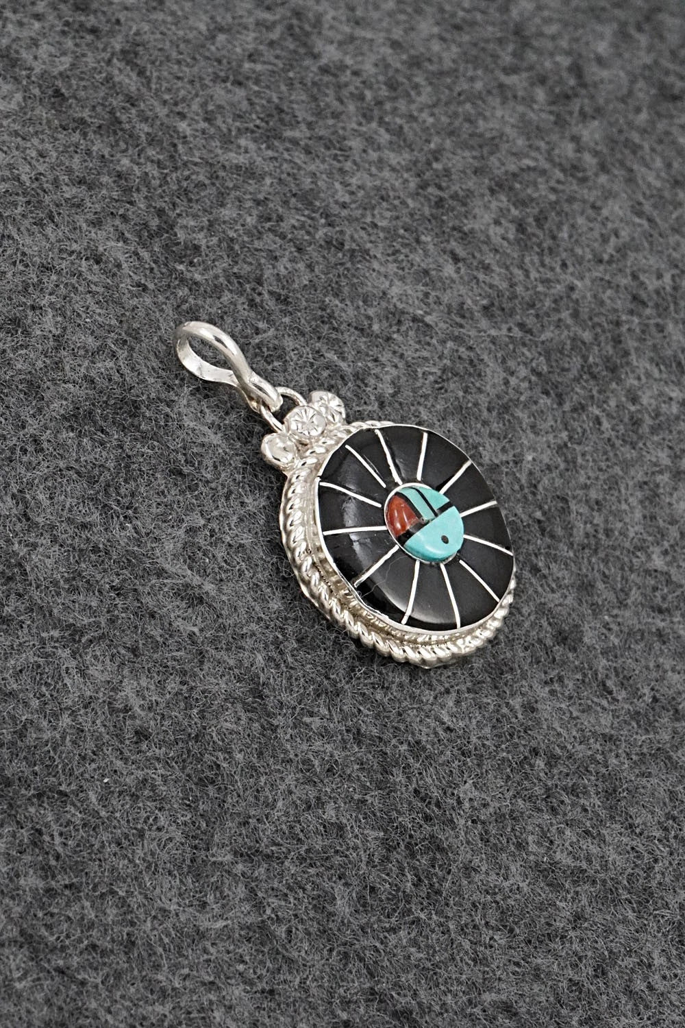 Multi-Stone & Sterling Silver Pendant - Ola Eriacho