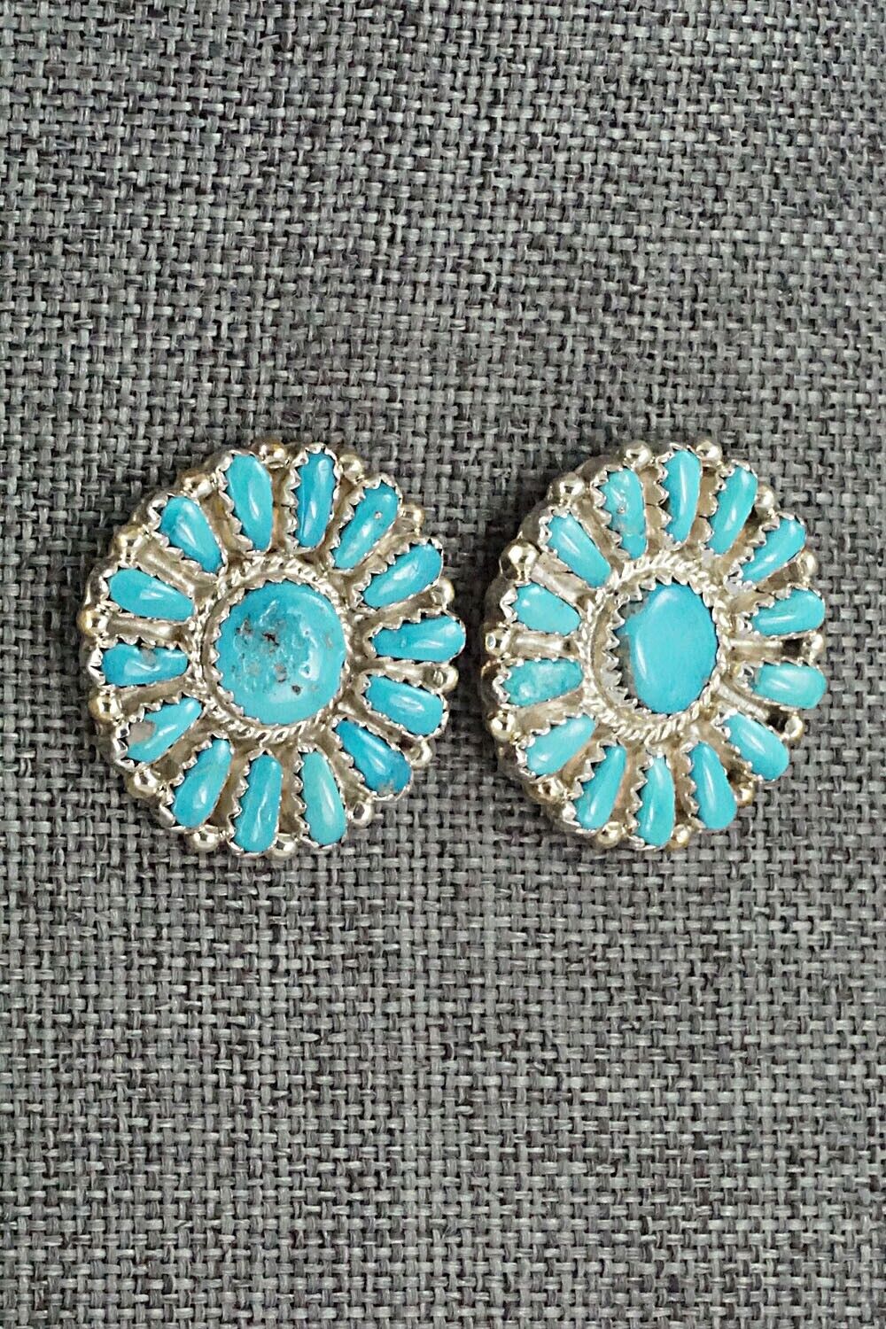 Turquoise & Sterling Silver Earrings - Donovan Wilson