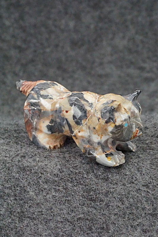 Bobcat Zuni Fetish Carving - Calvert Bowannie
