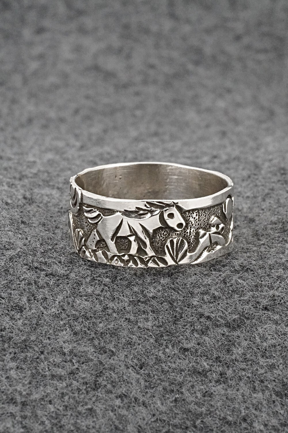 Sterling Silver Ring - Lloyd Becenti - Size 14