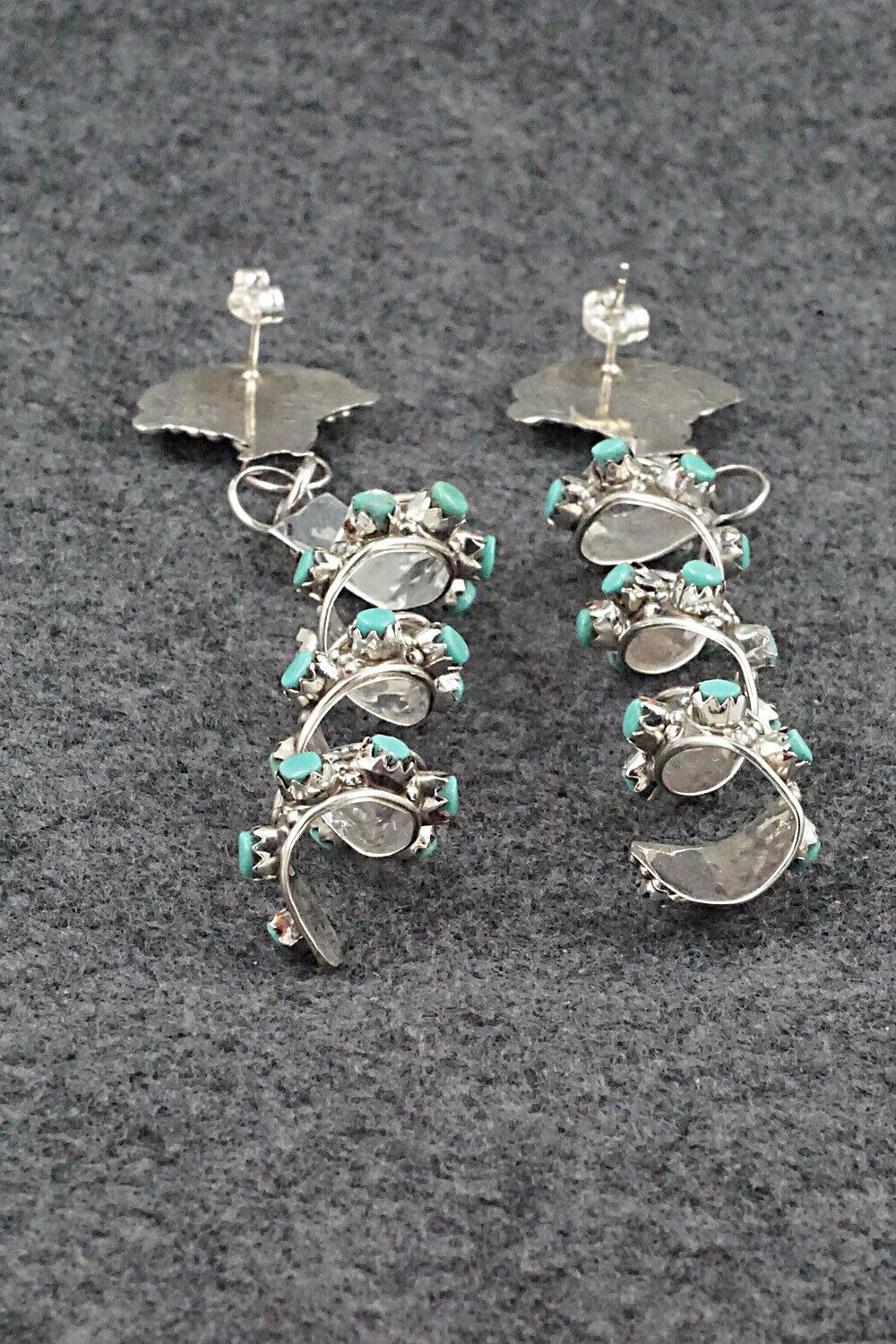 Turquoise & Sterling Silver Earrings - Joanne Cheama