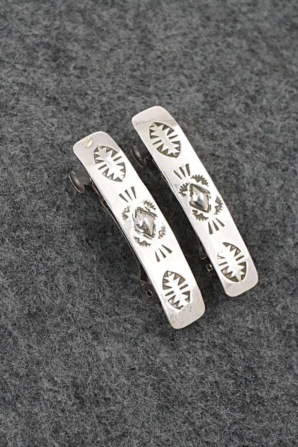 Sterling Silver Barrettes - Bertha Begay