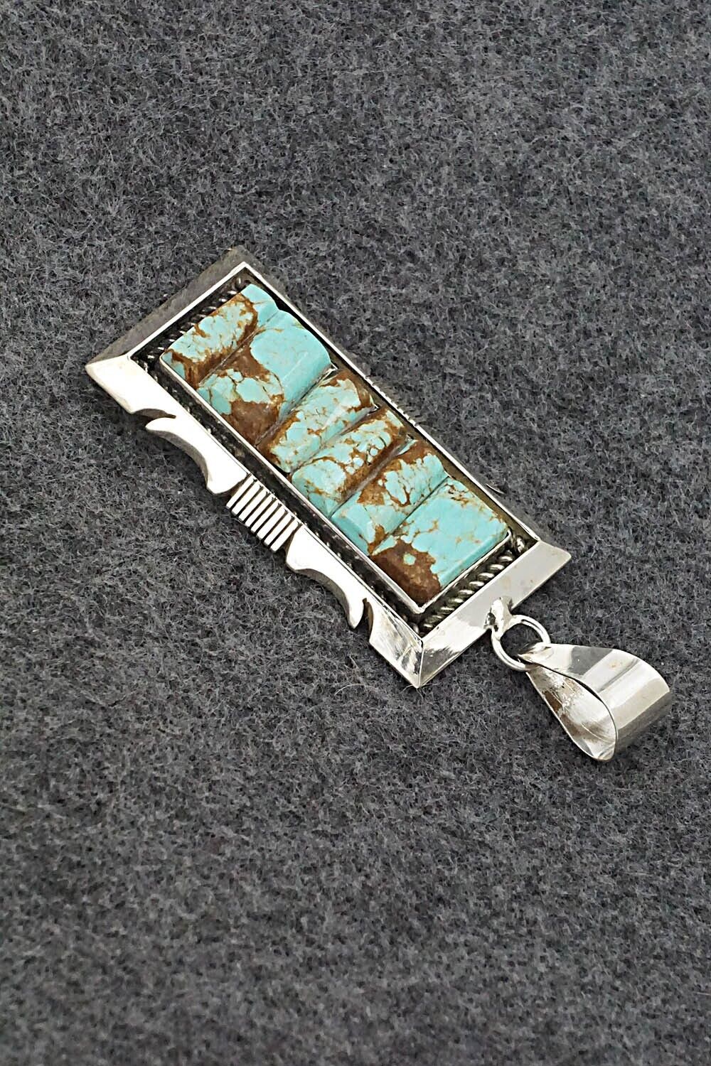 Turquoise & Sterling Silver Pendant - Steve Francisco