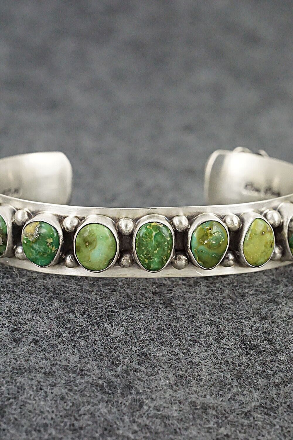Turquoise & Sterling Silver Bracelet - Tom Lewis