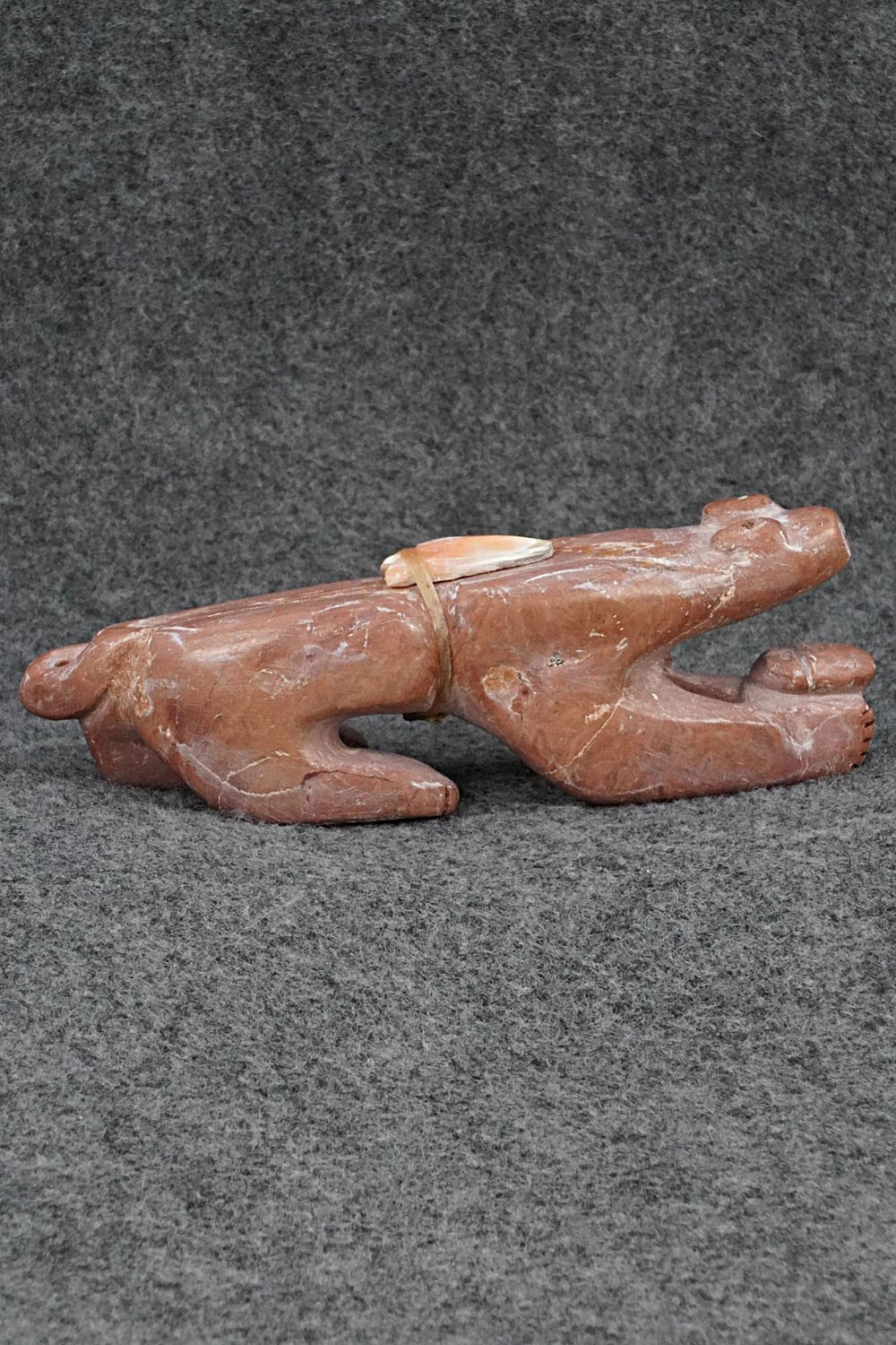 Mountain Lion Zuni Fetish Carving - Rick Kallestewa