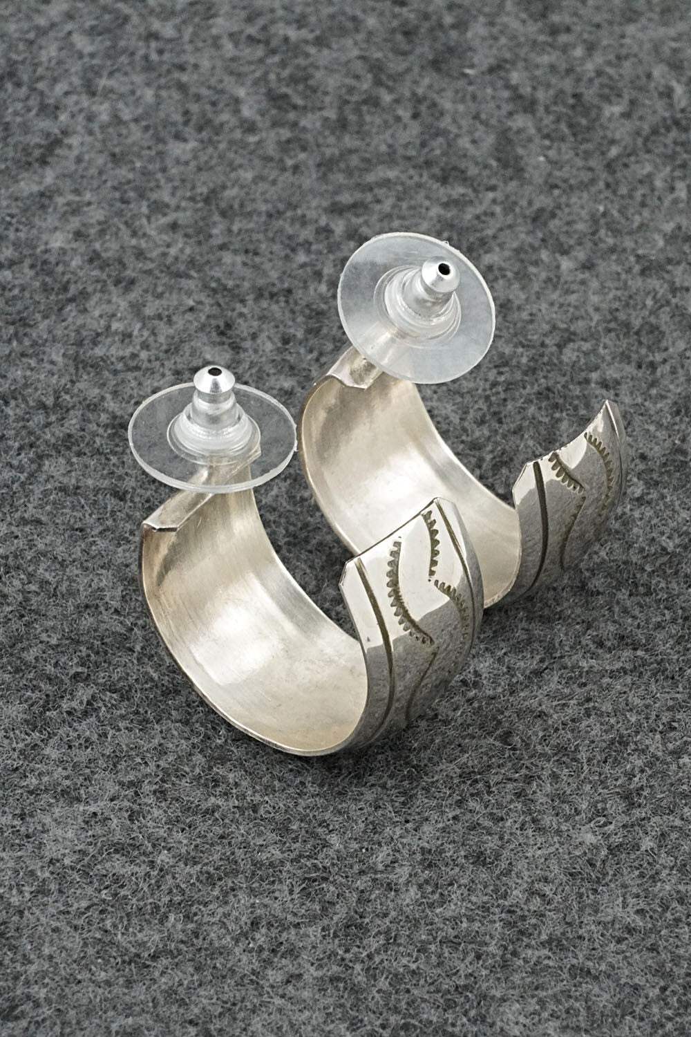 Sterling Silver Hoop Earrings - Nora Ashley