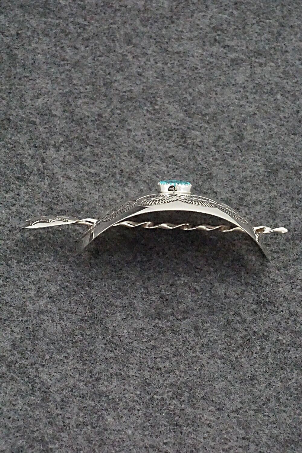Turquoise & Sterling Silver Hair Pin - Jolene Begay
