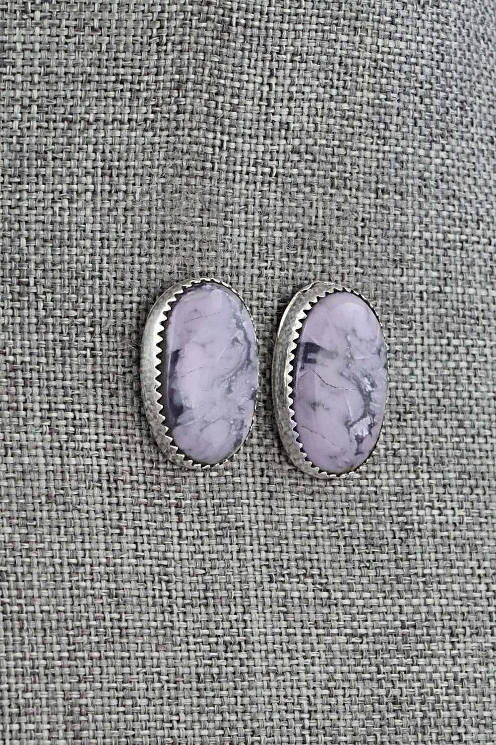 Morado & Sterling Silver Earrings - Murray Hannaweeka