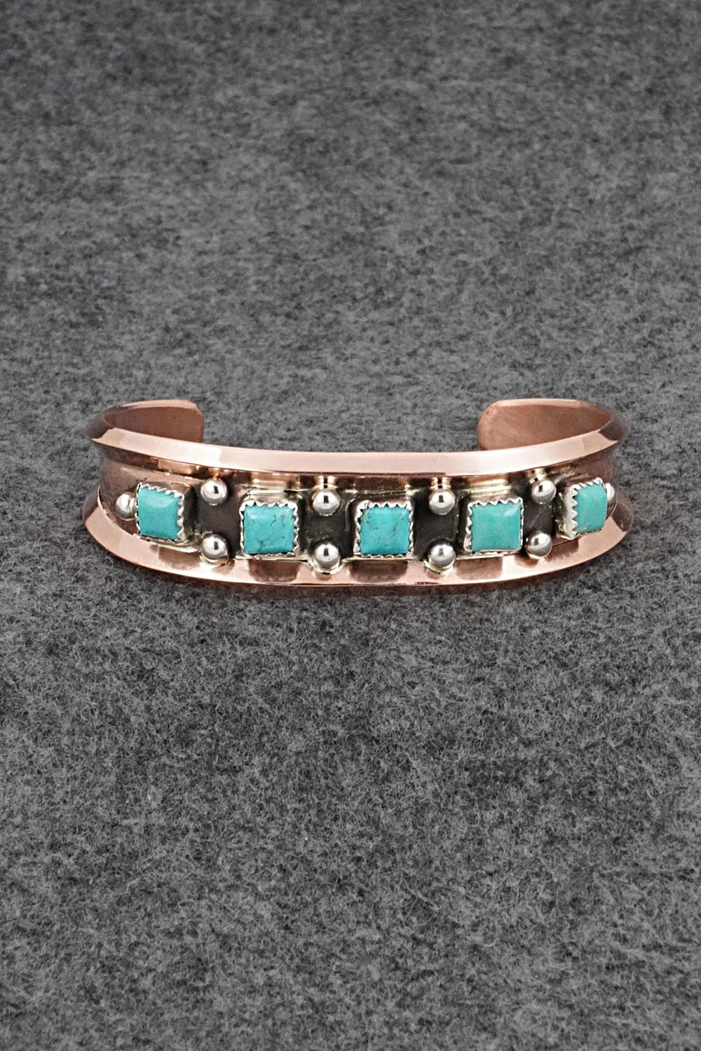 Turquoise & Copper Bracelet - Paul Largo
