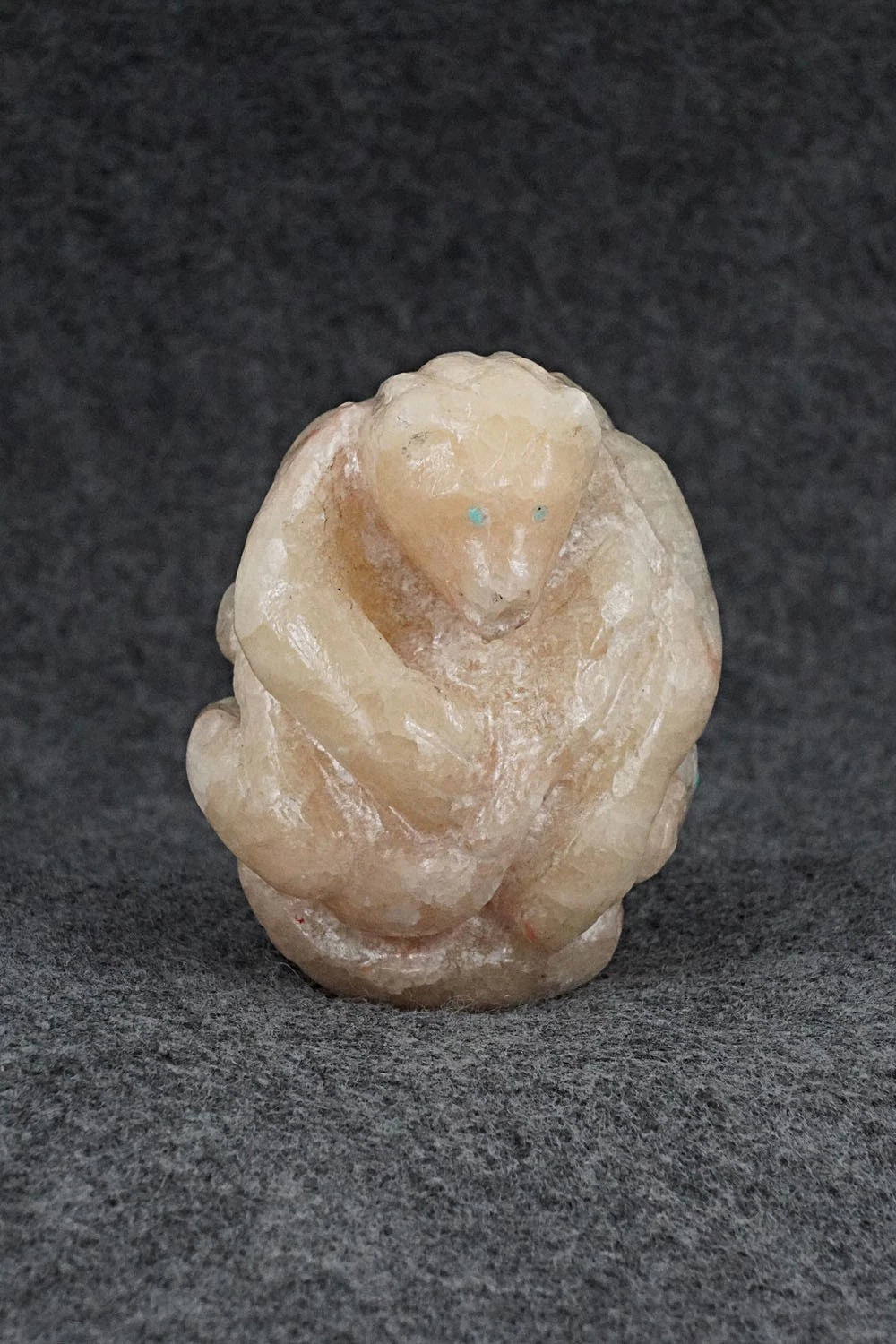 Bear, Mountain Lion & Eagle Zuni Fetish Carving - Ryan Bobelu