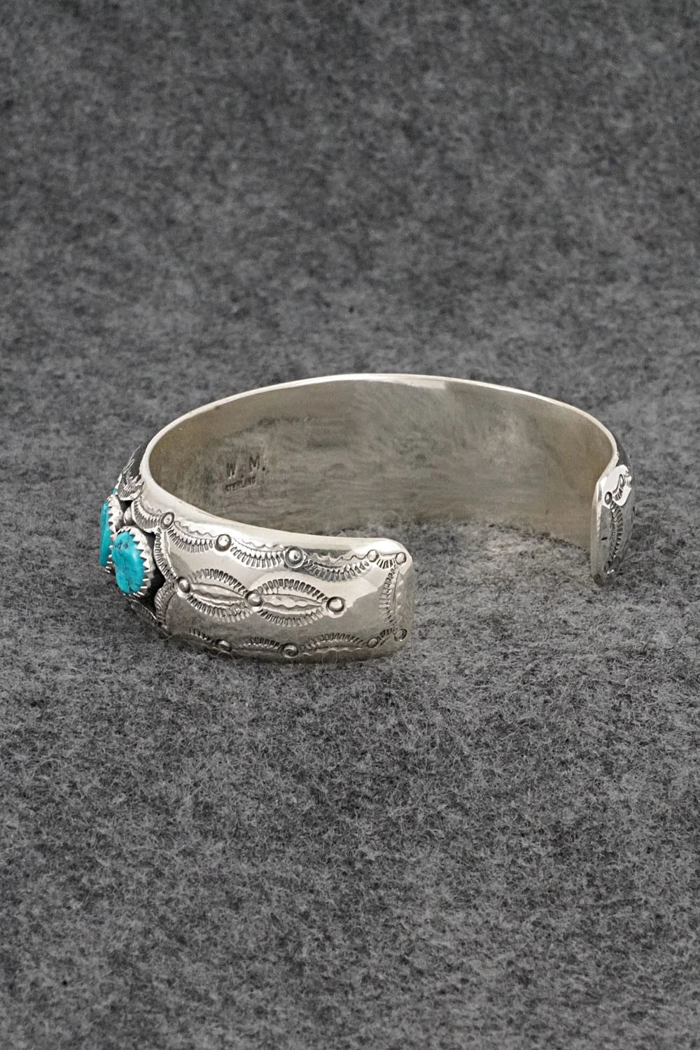 Turquoise & Sterling Silver Bracelet - Wilbert Muskett Sr.
