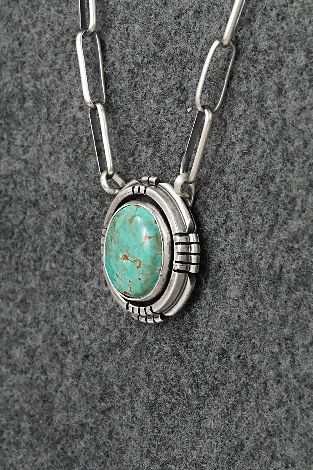 Turquoise & Sterling Silver Necklace - Daniel Benally