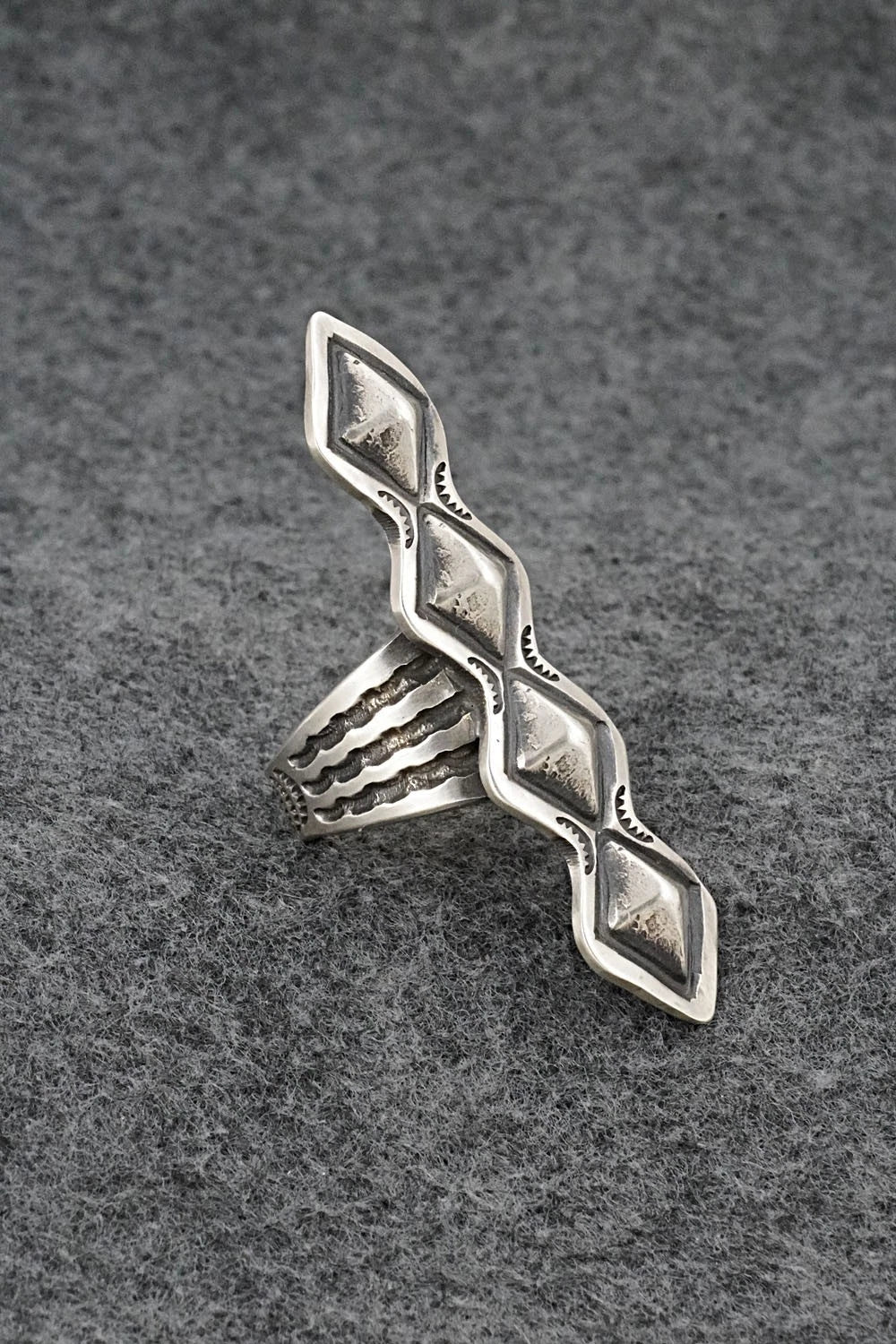 Sterling Silver Ring - Calvin Martinez - Size 8