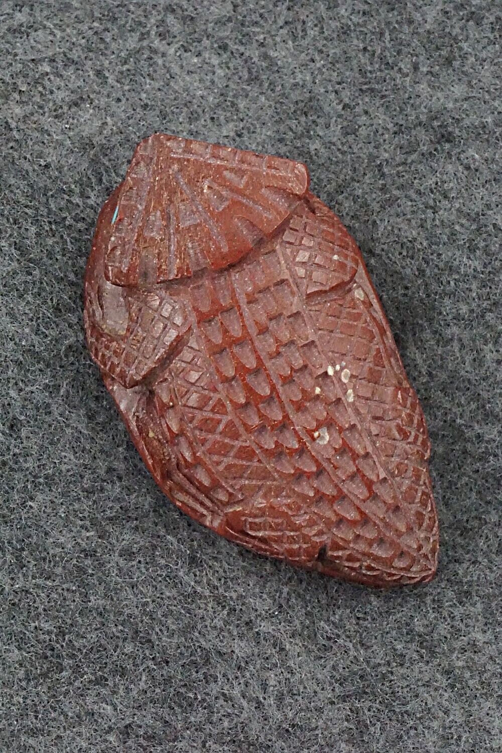 Horned Toad Zuni Fetish Carving - Jensen Charlie