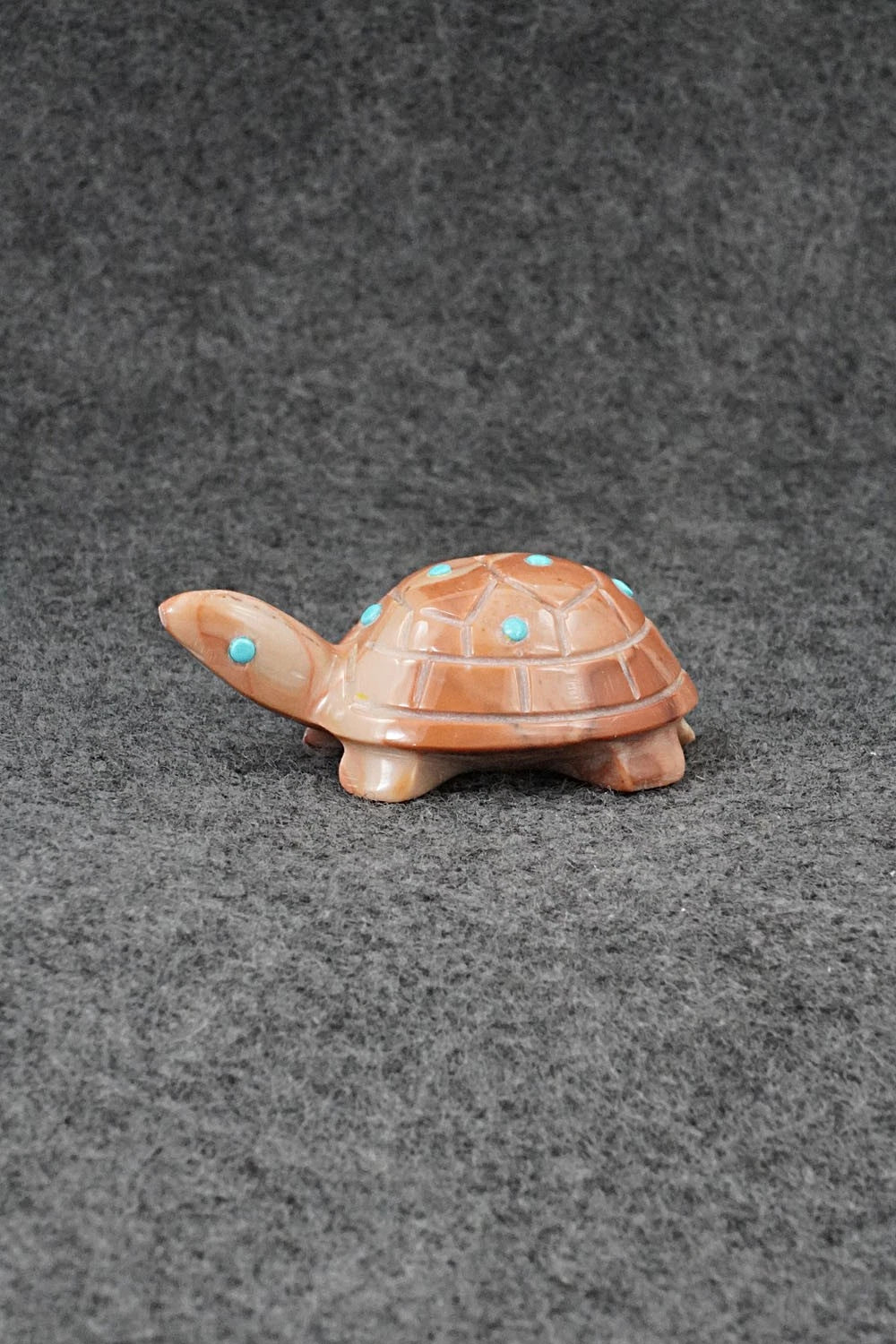 Turtle Zuni Fetish Carving - Ronnie Lunasee
