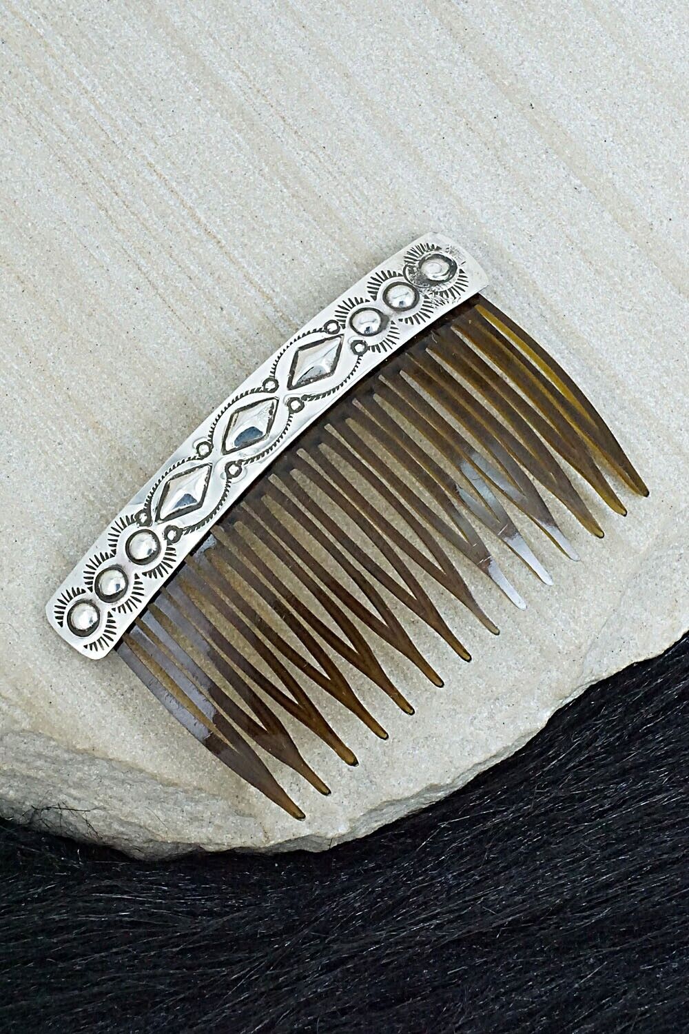 Sterling Silver Hair Combs - Jennie Blackgoat