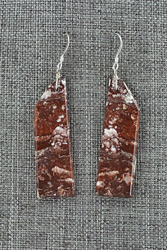 Wild Horse & Sterling Silver Earrings - Francis Garcia