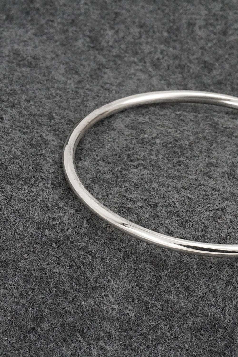 Sterling Silver Bangle Bracelet - Elaine Tahe