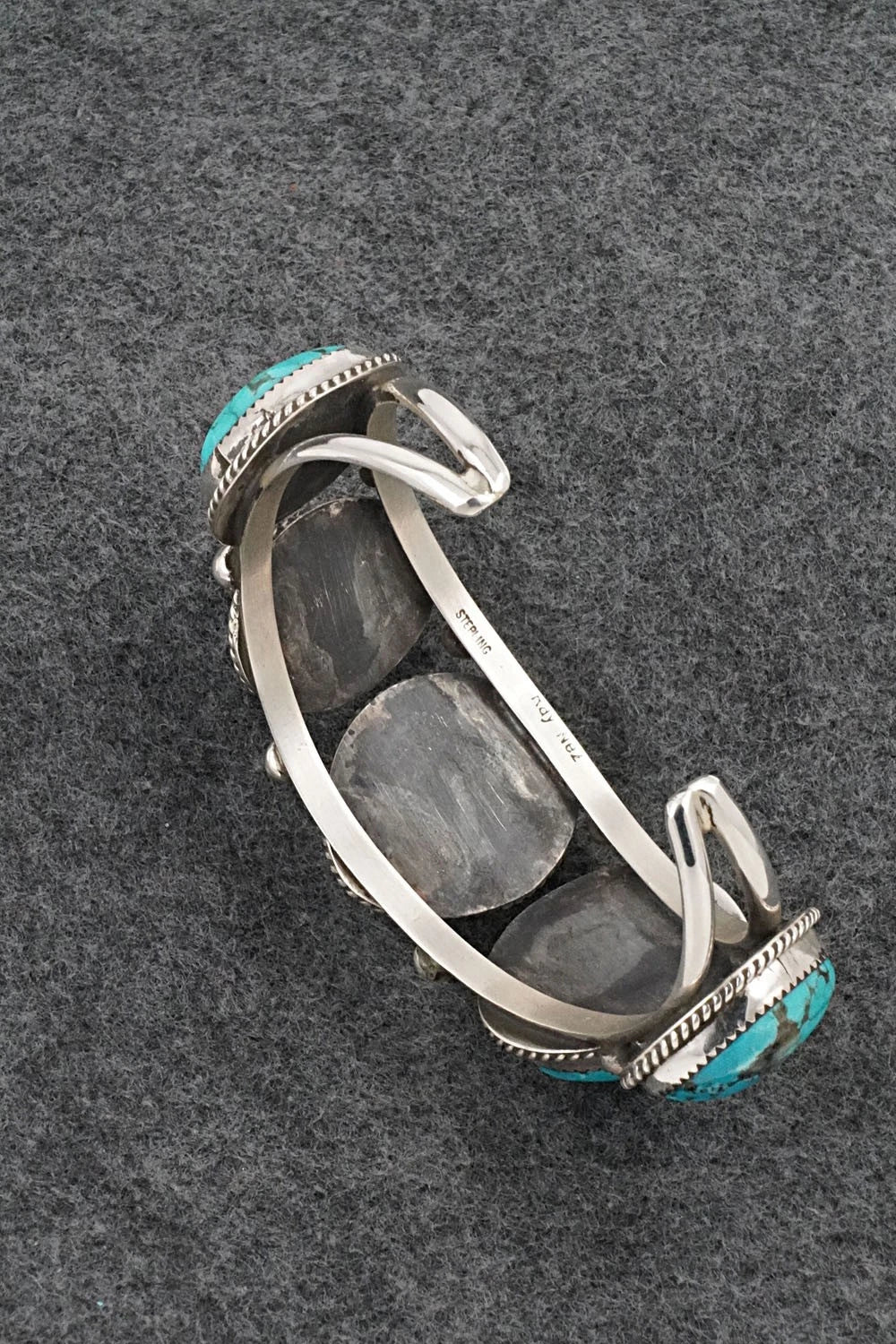 Turquoise & Sterling Silver Bracelet - Ray Nez