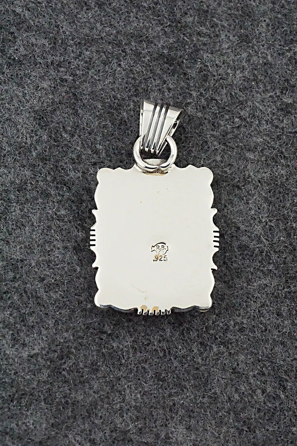 Onyx & Sterling Silver Pendant - Sharon McCarthy