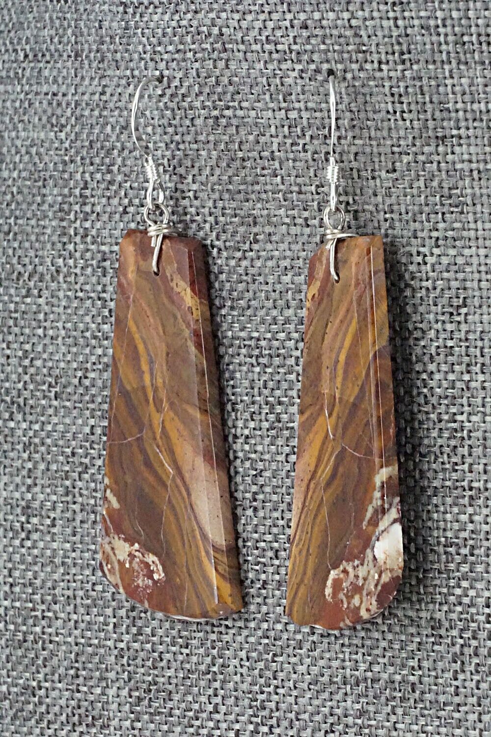 Wild Horse & Sterling Silver Earrings - Francis Garcia