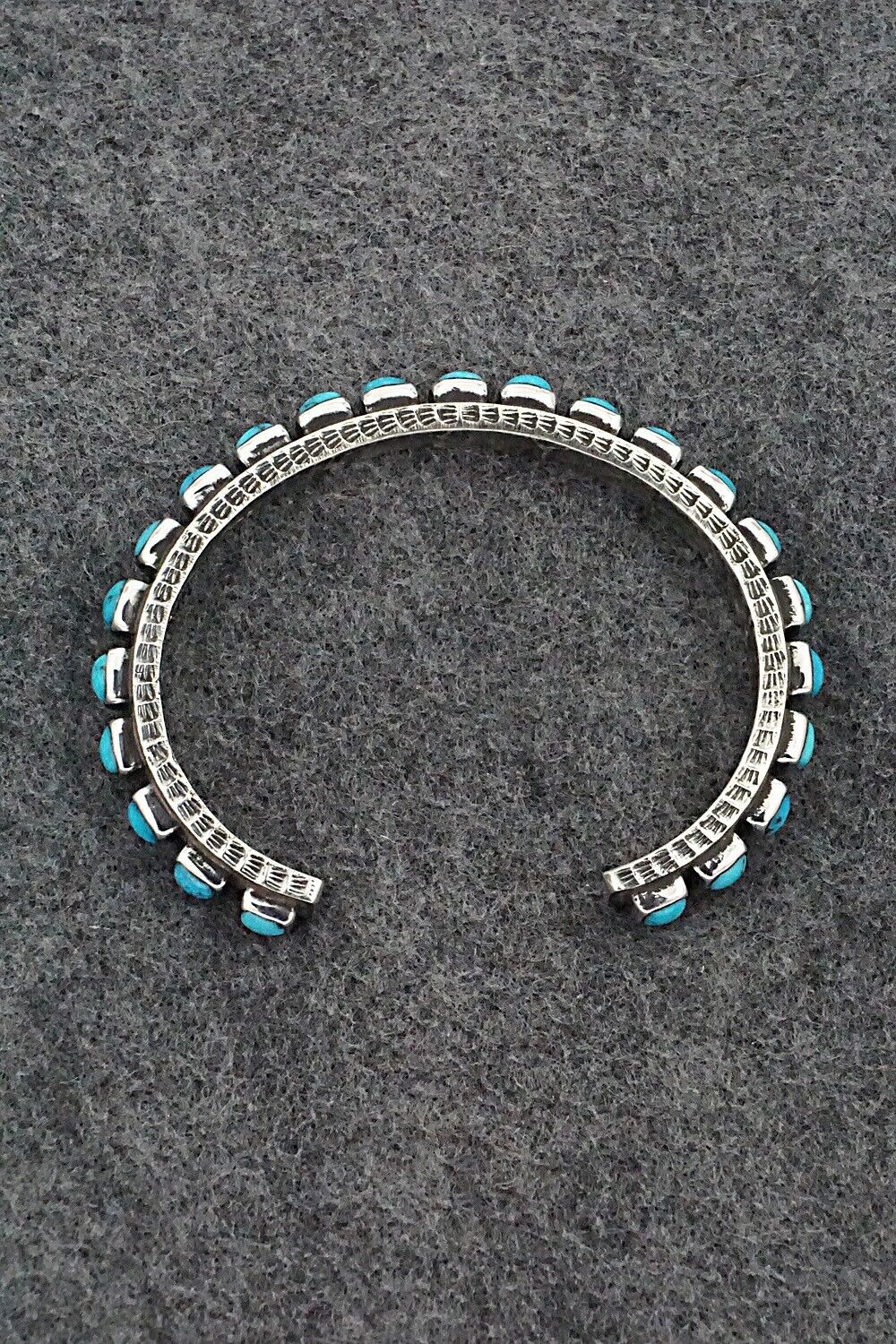 Turquoise & Sterling Silver Bracelet - Ernest Rangel