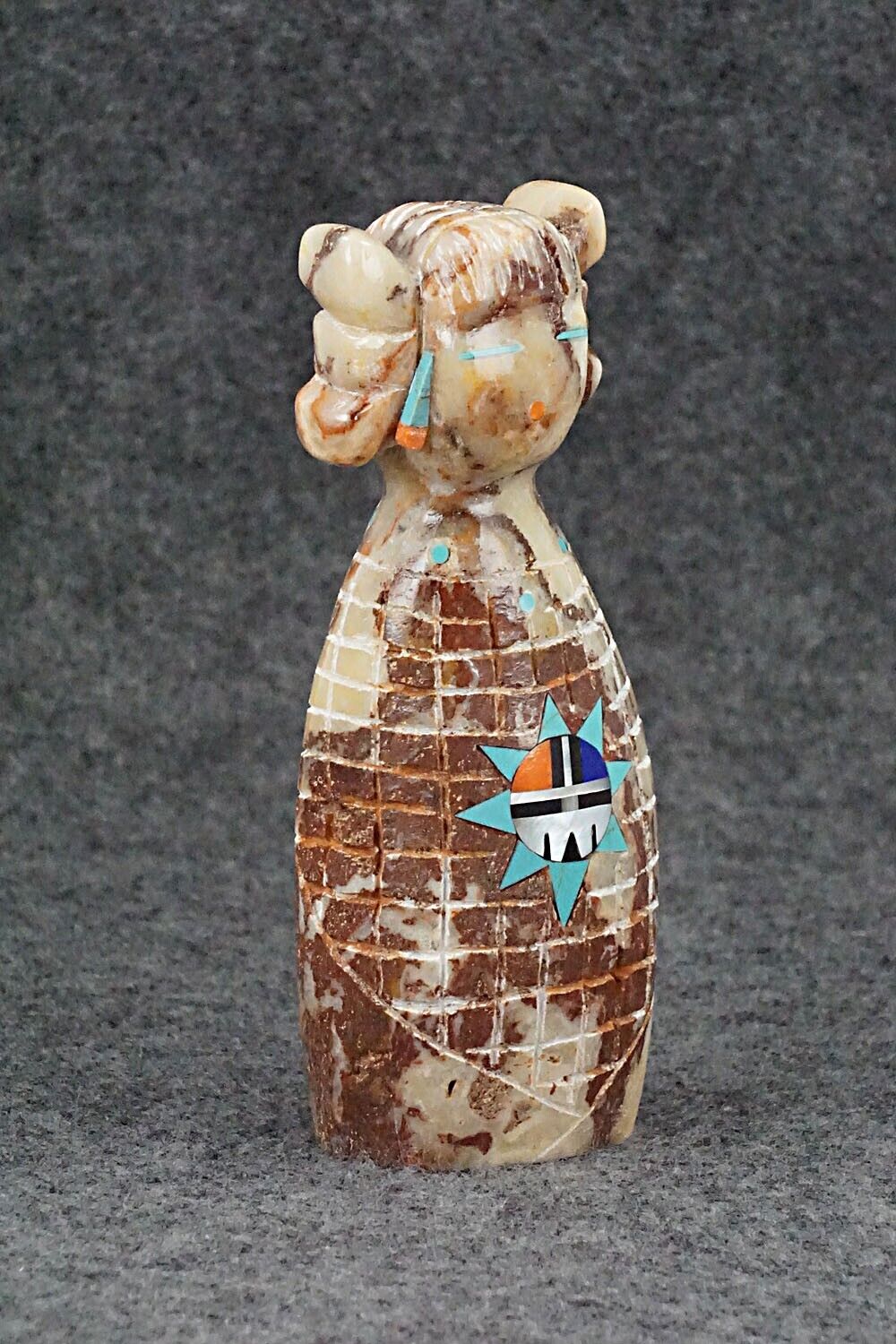 Corn Maiden Zuni Fetish Carving - Andres Lementino