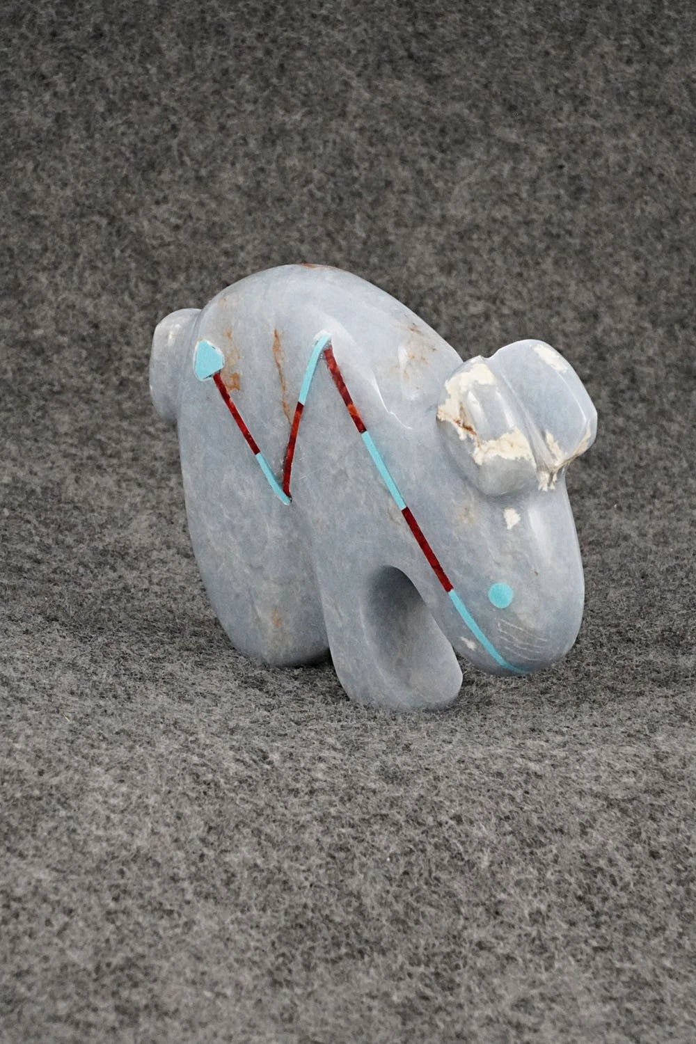 Rabbit Zuni Fetish Carving - Kenric Laiwakete