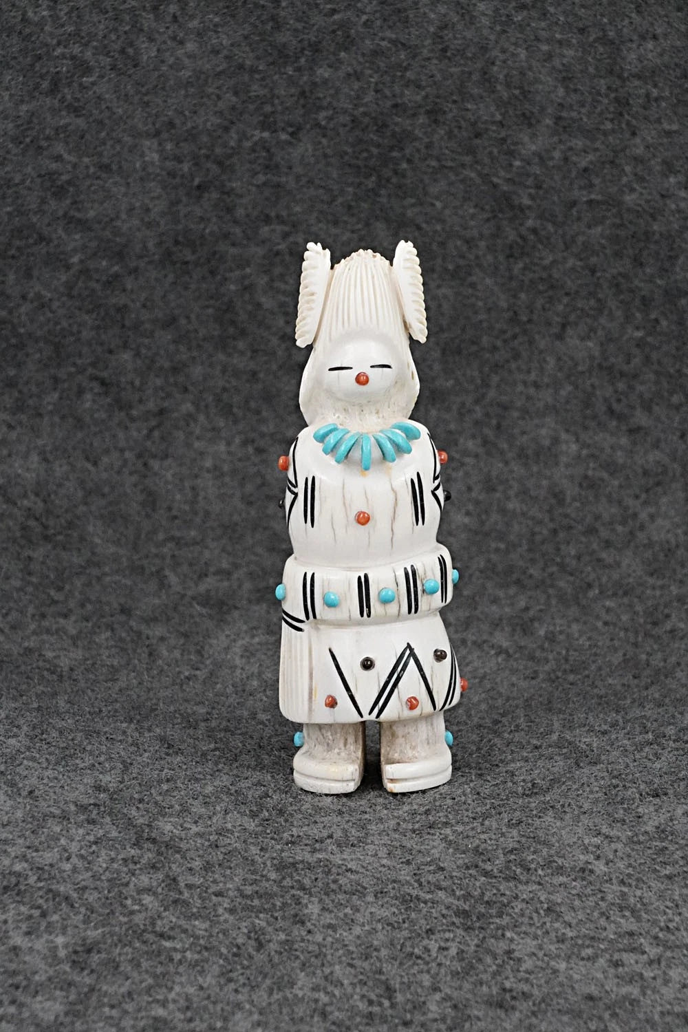 Corn Maiden Zuni Fetish Carving - Claudia Peina