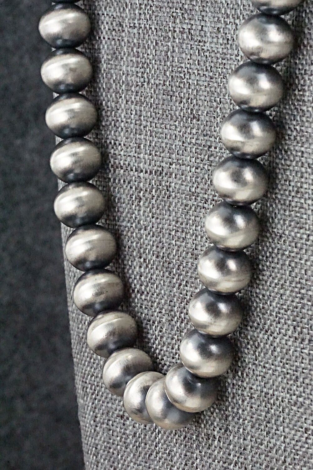 Sterling Silver Navajo Pearl Necklace - Bryannen Halwood