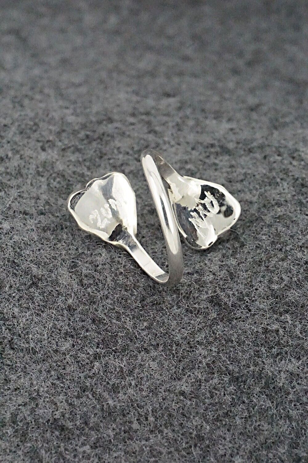 Turquoise & Sterling Silver Ring - Velda Nastacio - Size 7.75 Adj.