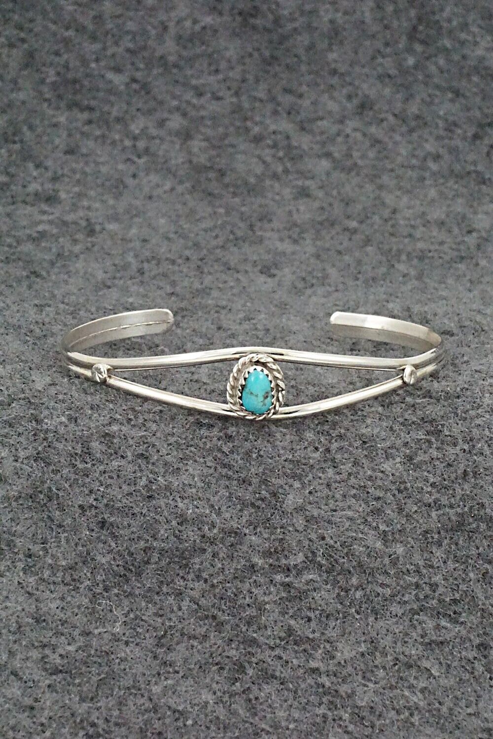Turquoise & Sterling Silver Bracelet - Elton Cadman