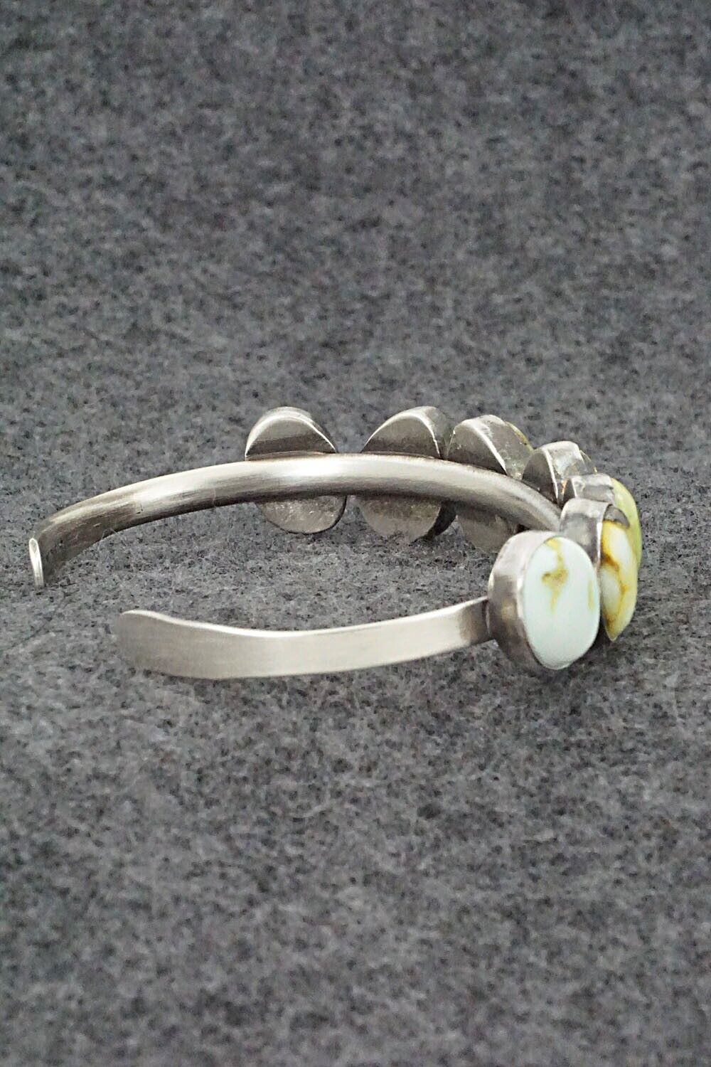 Variscite & Sterling Silver Bracelet - Tom Lewis