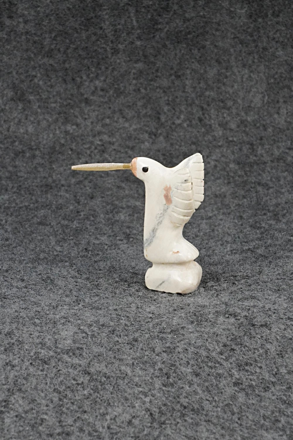 Hummingbird Zuni Fetish Carving - Justin Red Elk