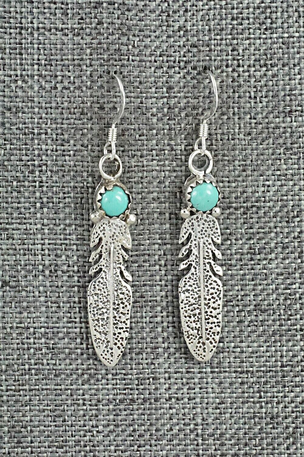 Turquoise & Sterling Silver Earrings - Sharon McCarthy