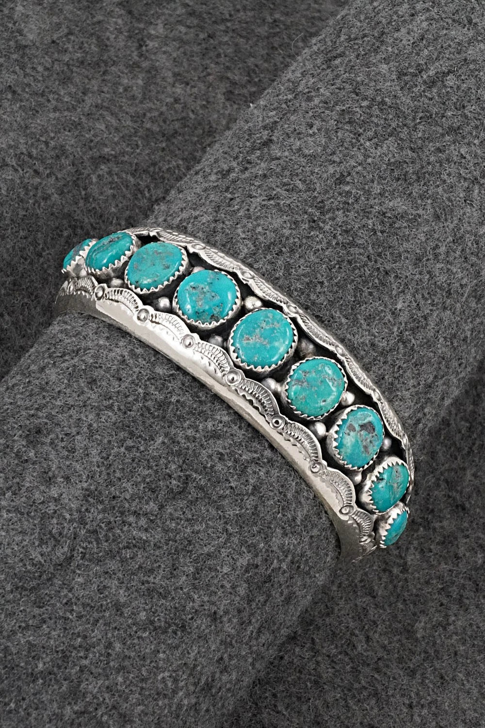 Turquoise & Sterling Silver Bracelet - Wilbert Muskett Sr.