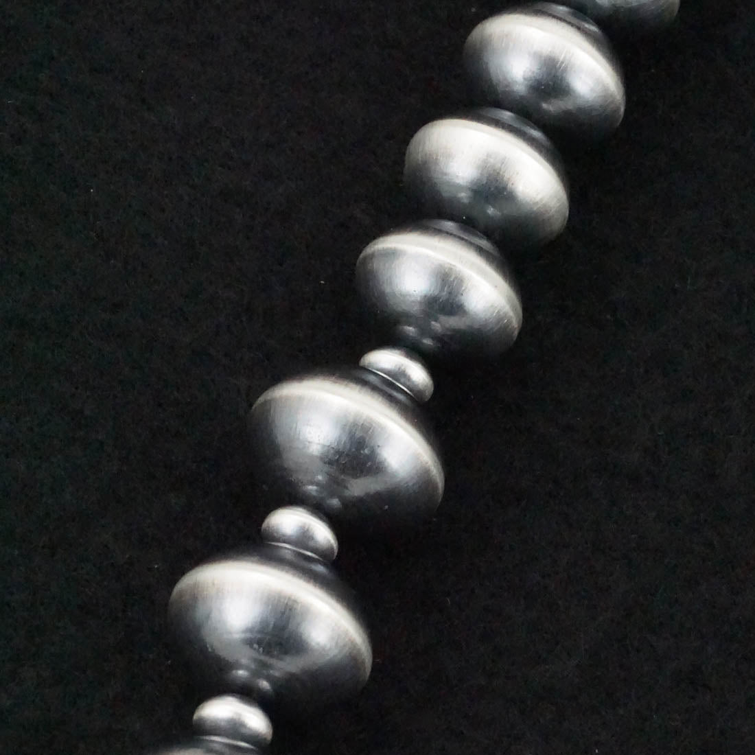 Tonisha Haley Sterling Silver Navajo Pearl Necklace 24"