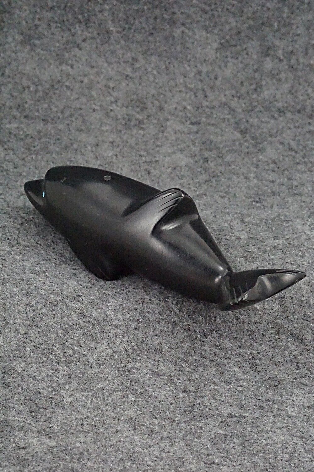 Dolphin Zuni Fetish Carving - Herbert Halate