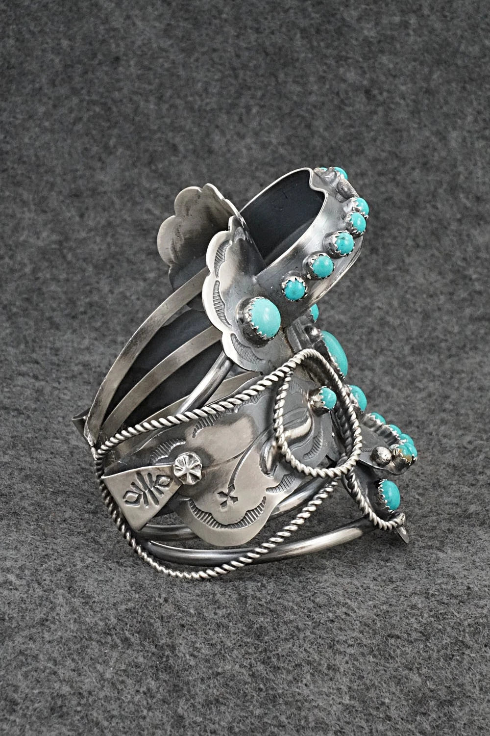 Turquoise & Sterling Silver Bracelet - Tim Yazzie