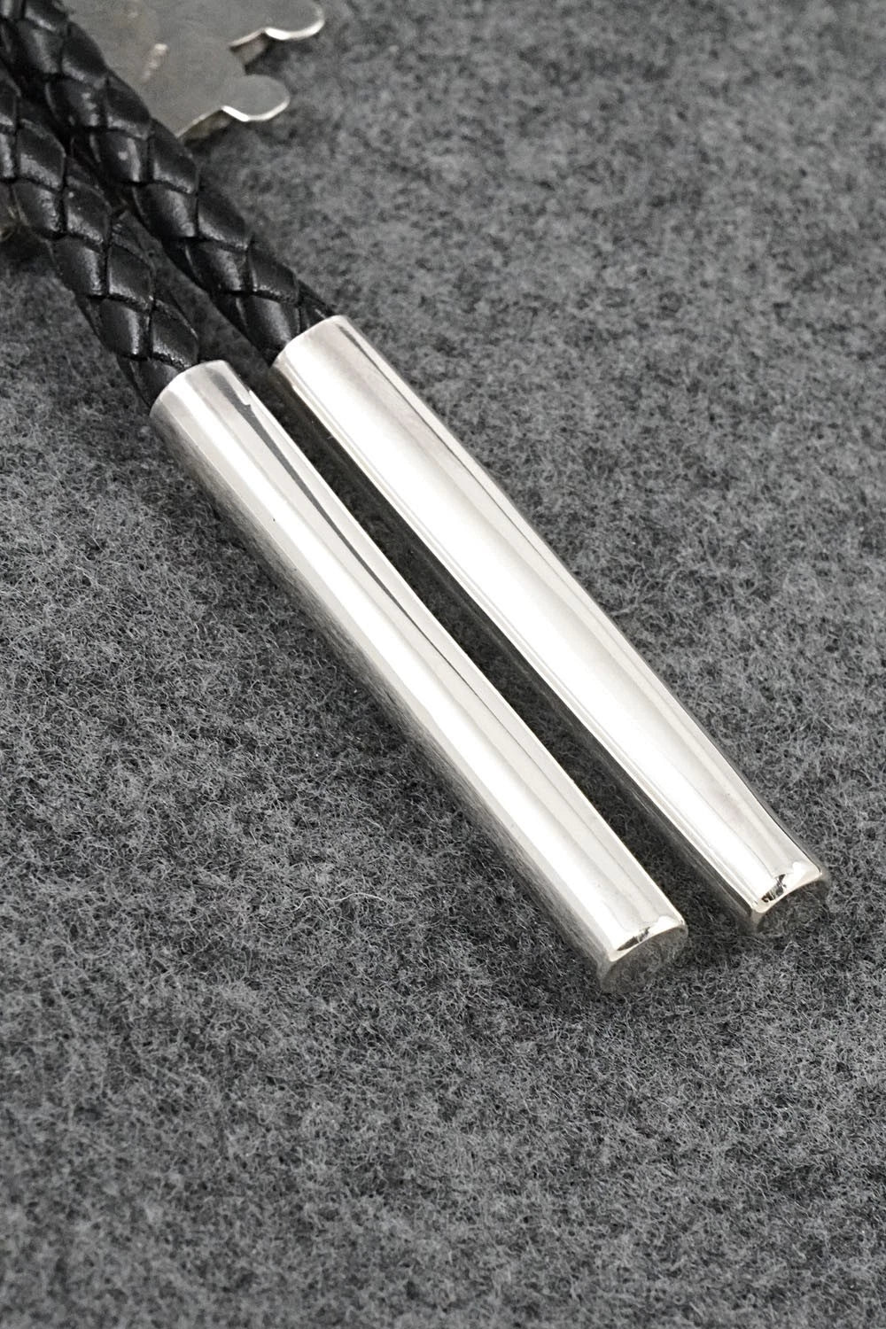 Multi-Stone & Sterling Silver Inlay Bolo Tie - April Unkestine