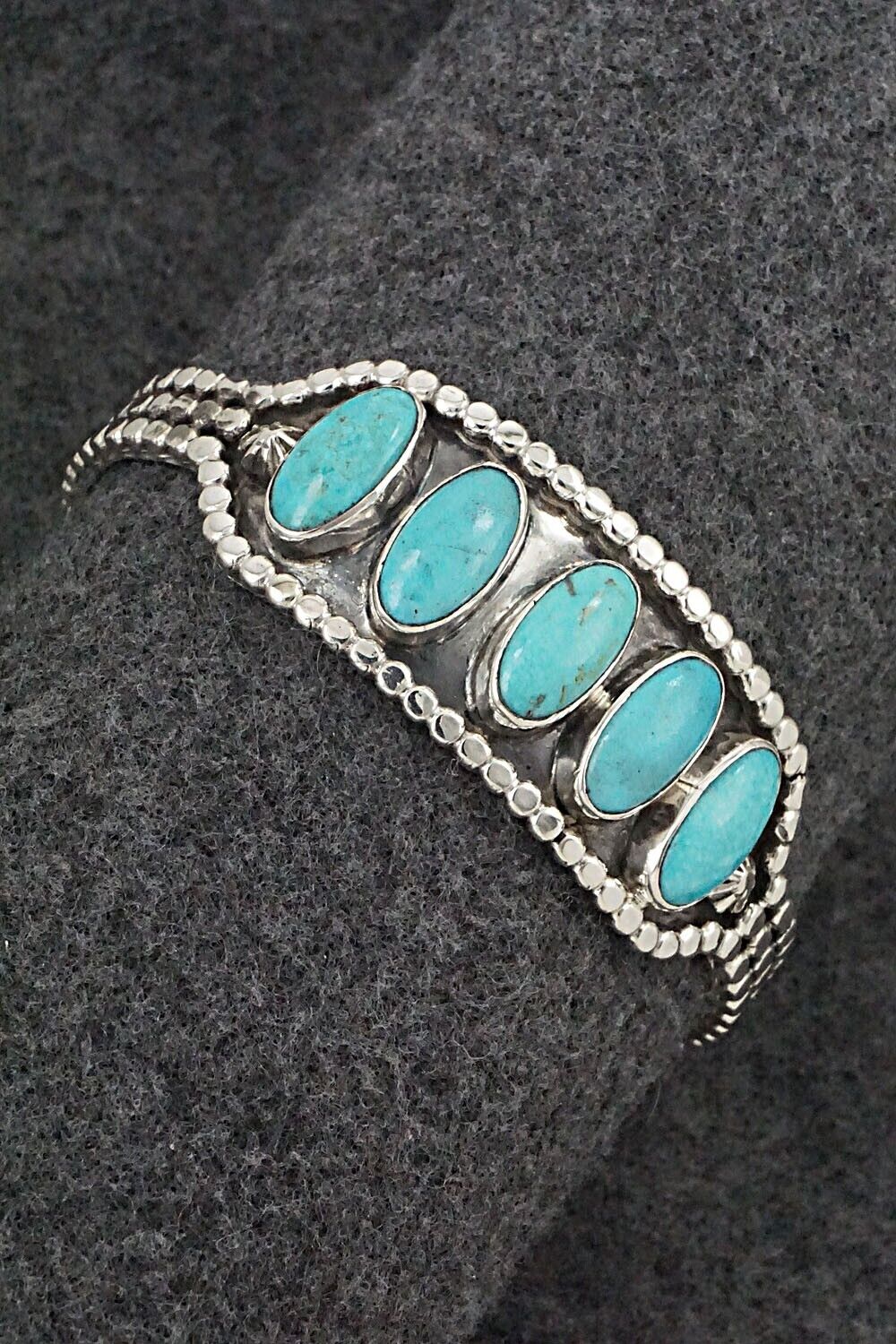 Turquoise & Sterling Silver Bracelet - Darrell Morgan