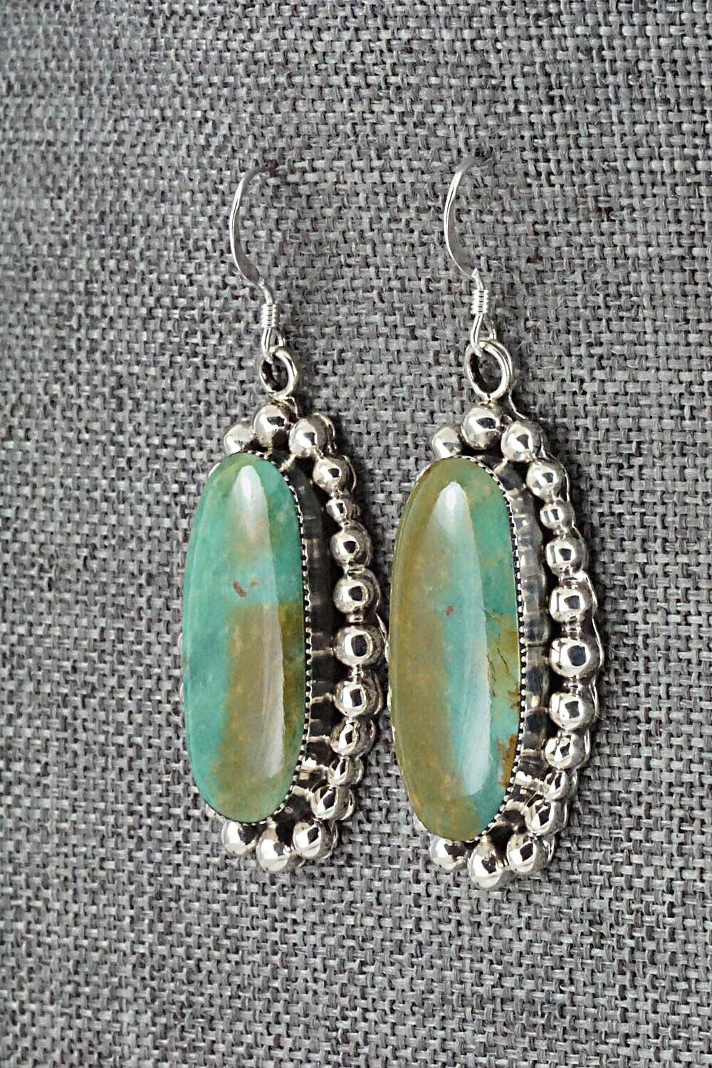 Turquoise & Sterling Silver Earrings - Sheena Jack