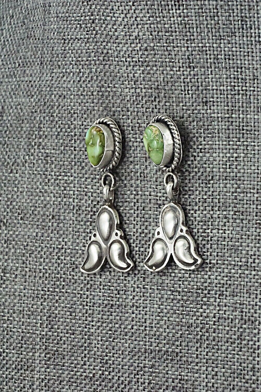 Turquoise & Sterling Silver Earrings - Bobby Platero