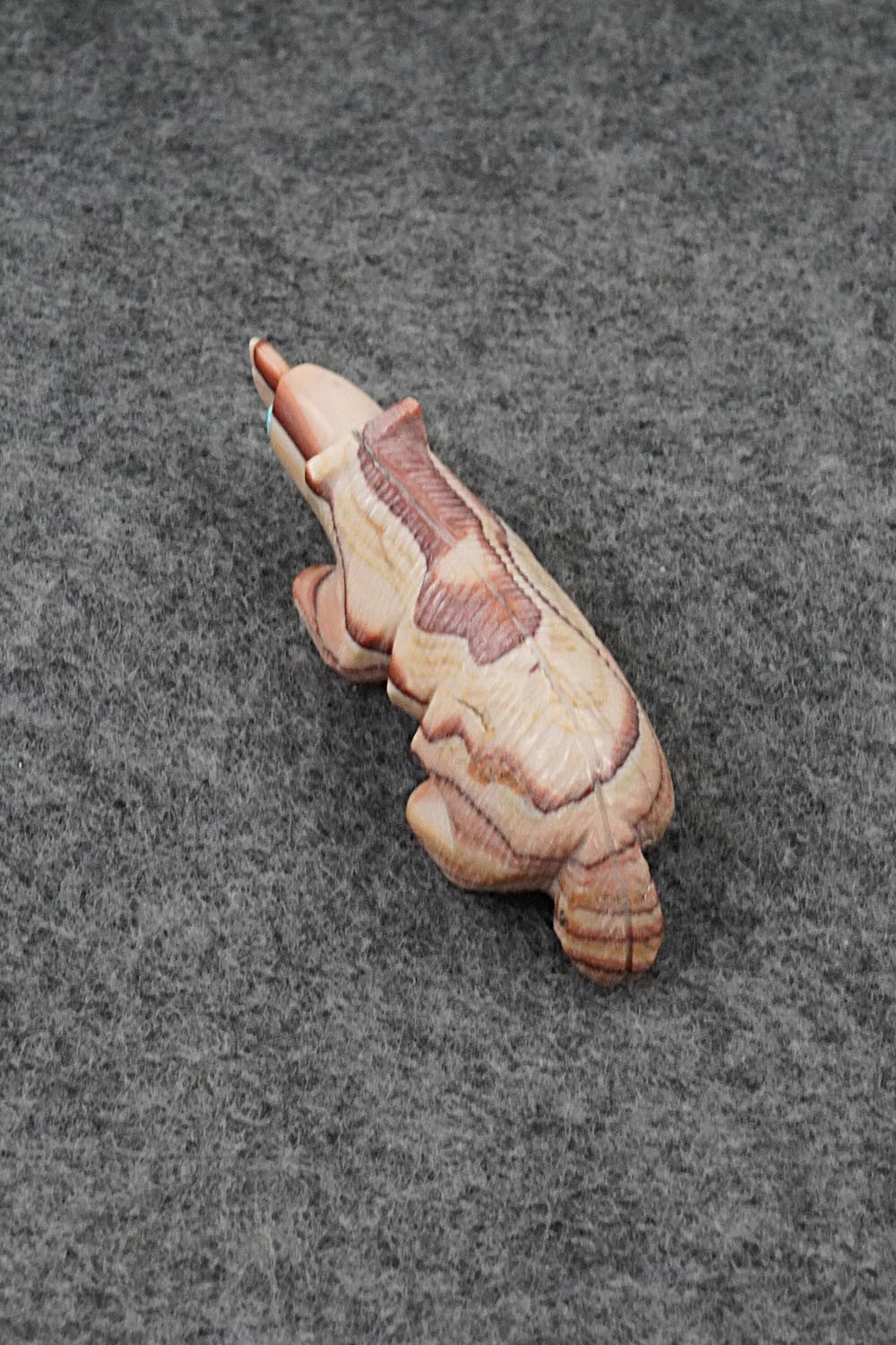 Badger Zuni Fetish Carving - Ronnie Lunasee